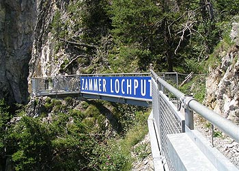 Zammer Lochputz - die mystische Klamm in Tirol